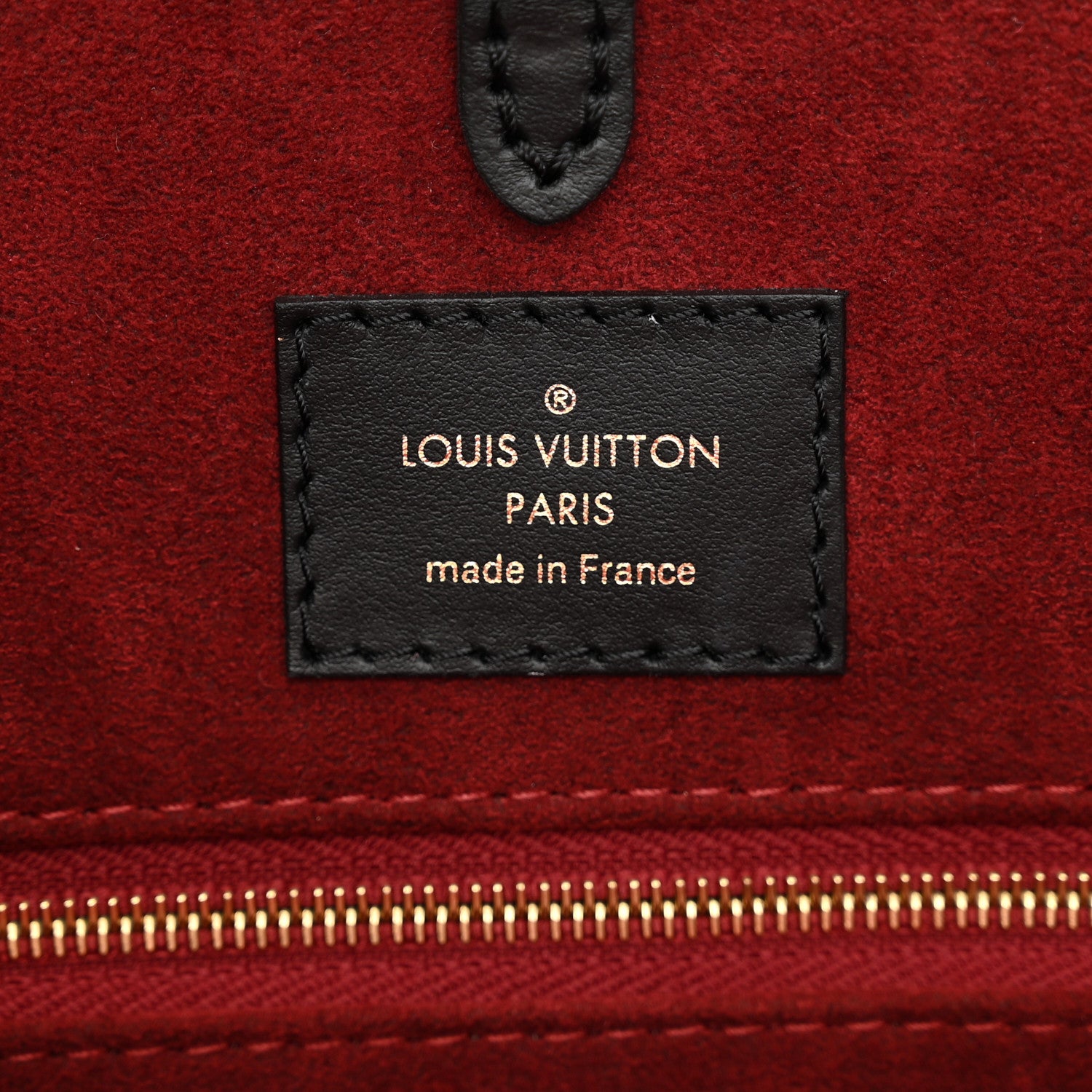 Louis Vuitton Empreinte Monogram Giant Onthego MM Black Beige 7 of 9