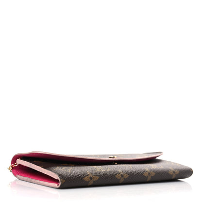 Louis Vuitton Monogram Bloom Flower Emilie Wallet Fuchsia 4 of 6