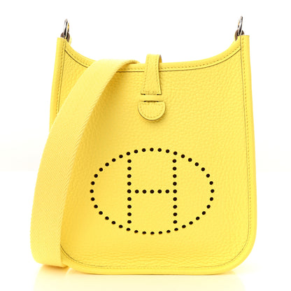 Hermes Taurillon Clemence Evelyne TPM Limoncello 1 of 11