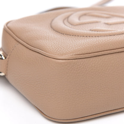 Gucci Pebbled Calfskin Small Soho Disco Bag Rose Beige 7 of 10