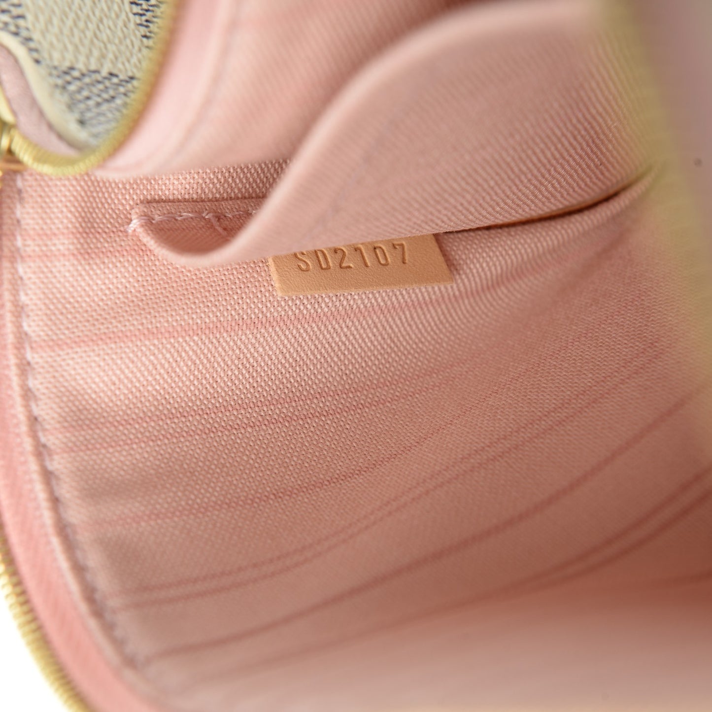 Damier Azur Neverfull MM GM Pochette Rose Ballerine