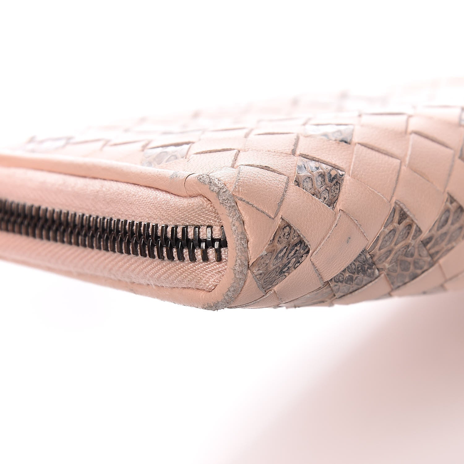 Bottega Veneta Nappa Intrecciato Ayers Zip Around Wallet Flamingo 13 of 17