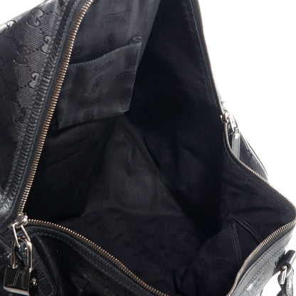 Gucci Imprime Monogram Large Carry On Duffle Black 5 of 7