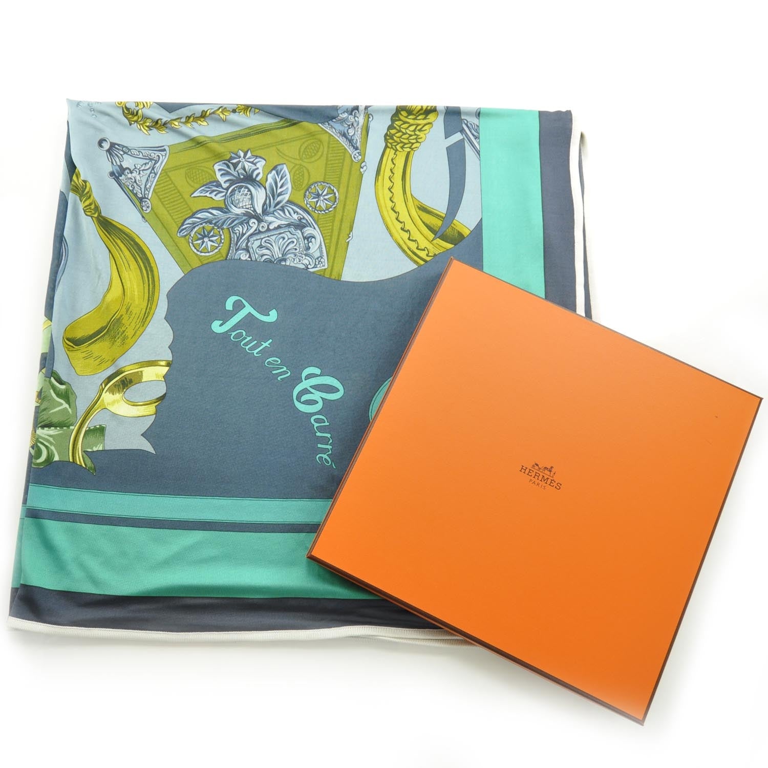 Hermes Silk Jersey Tout En Carre Scarf 90 3 of 7