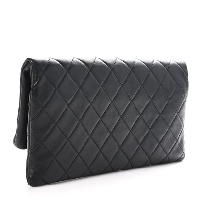 Chanel Lambskin Quilted CC Beauty Clutch Black 3 of 11