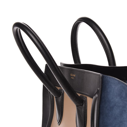 Celine Smooth Calfskin Suede Mini Tri-Color Luggage Beige 11 of 16