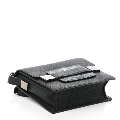 Delvaux Taurillon Stingray Mini Madame Crossbody Black 4 of 9