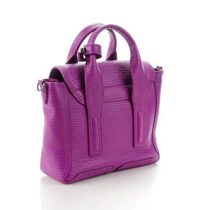 3.1 Phillip Lim 3.1 Textured Calfskin Mini Pashli Satchel Orchid 3 of 7
