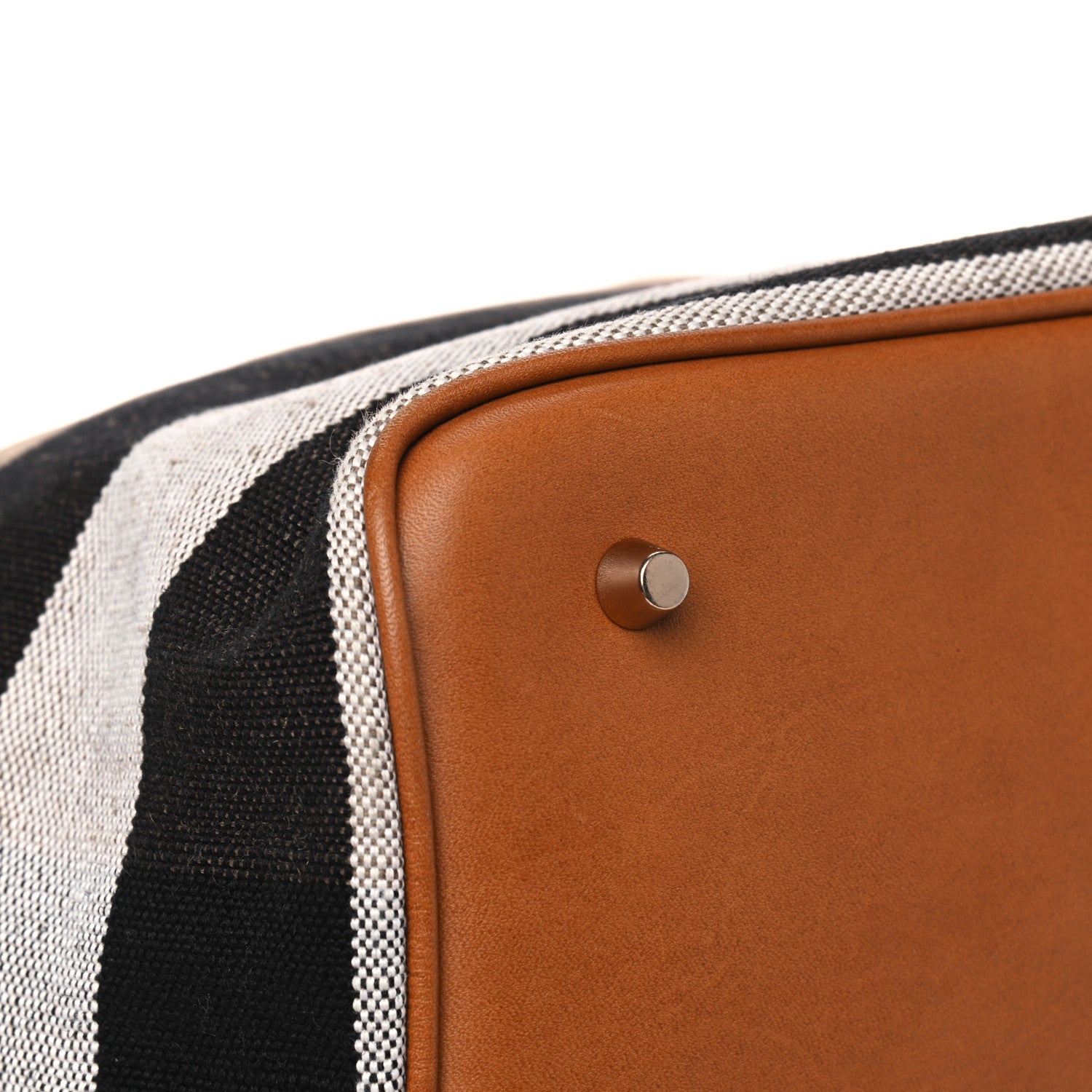 Burberry Canvas Mega Check Medium Ashby Hobo Saddle Brown 7 of 10