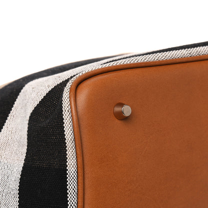 Burberry Canvas Mega Check Medium Ashby Hobo Saddle Brown 7 of 10