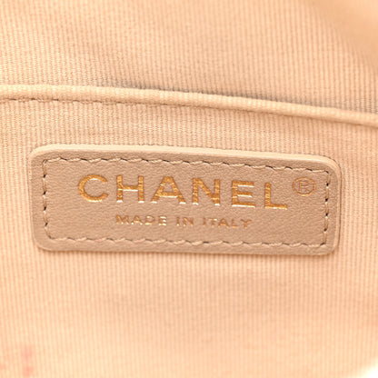 Chanel Shiny Caviar Quilted Chain Melody Camera Bag White 6 of 14