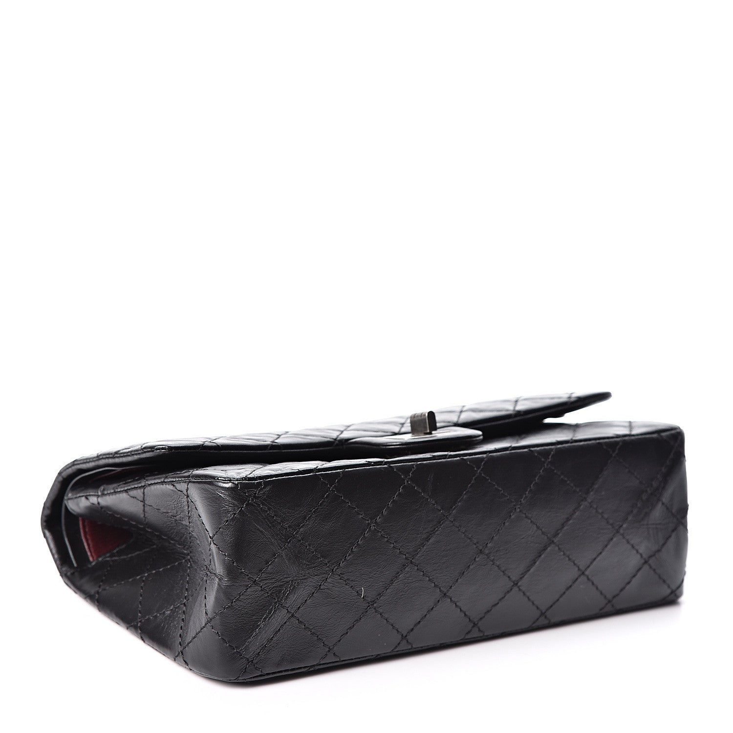 Chanel Aged Calfskin Quilted 2.55 Reissue 225 Flap Black 3 of 10