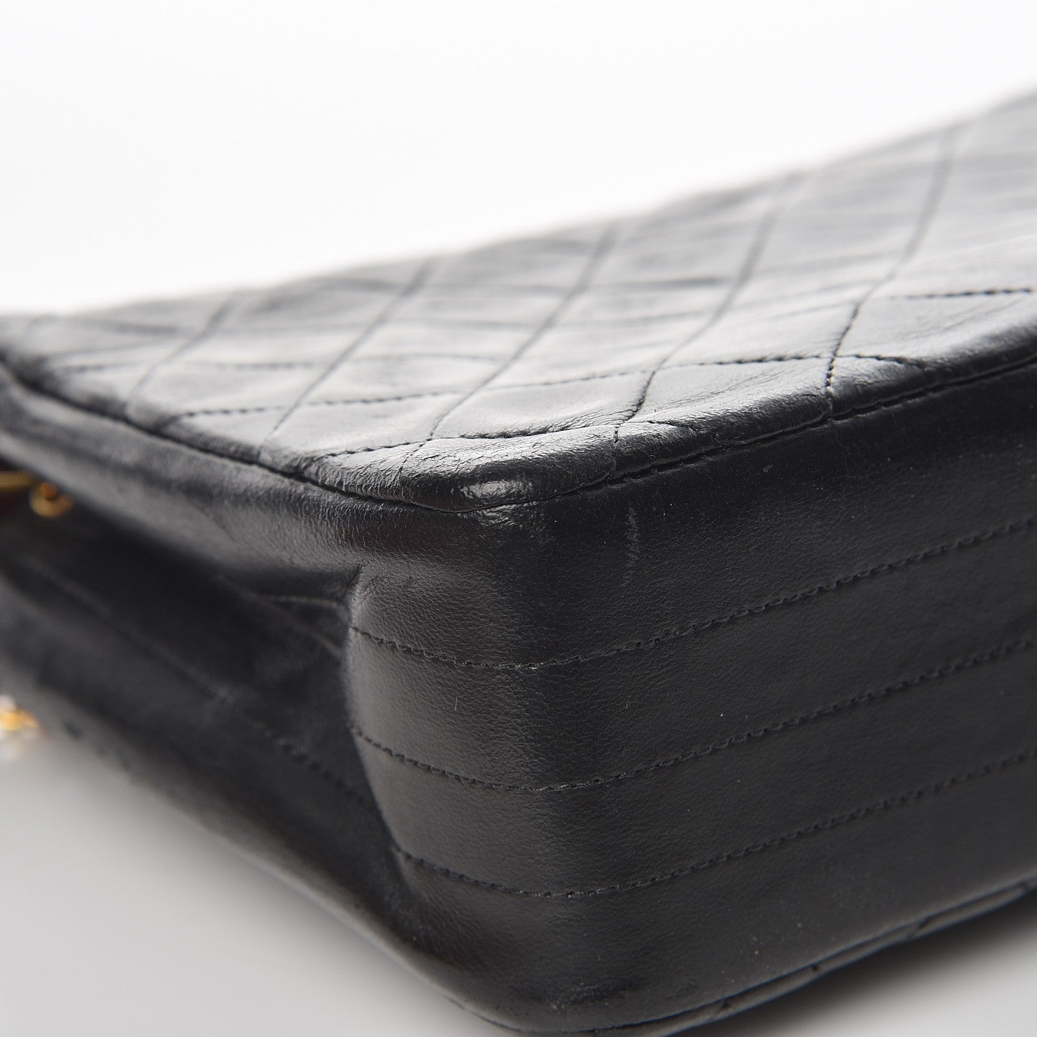 Chanel Lambskin Quilted Small Single Flap Black 14 of 14