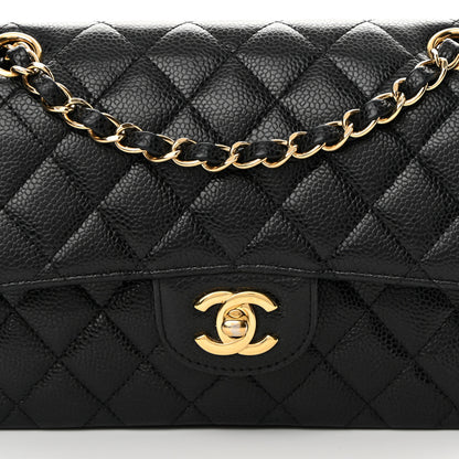 Chanel Caviar Quilted Small Double Flap Black 8 of 15