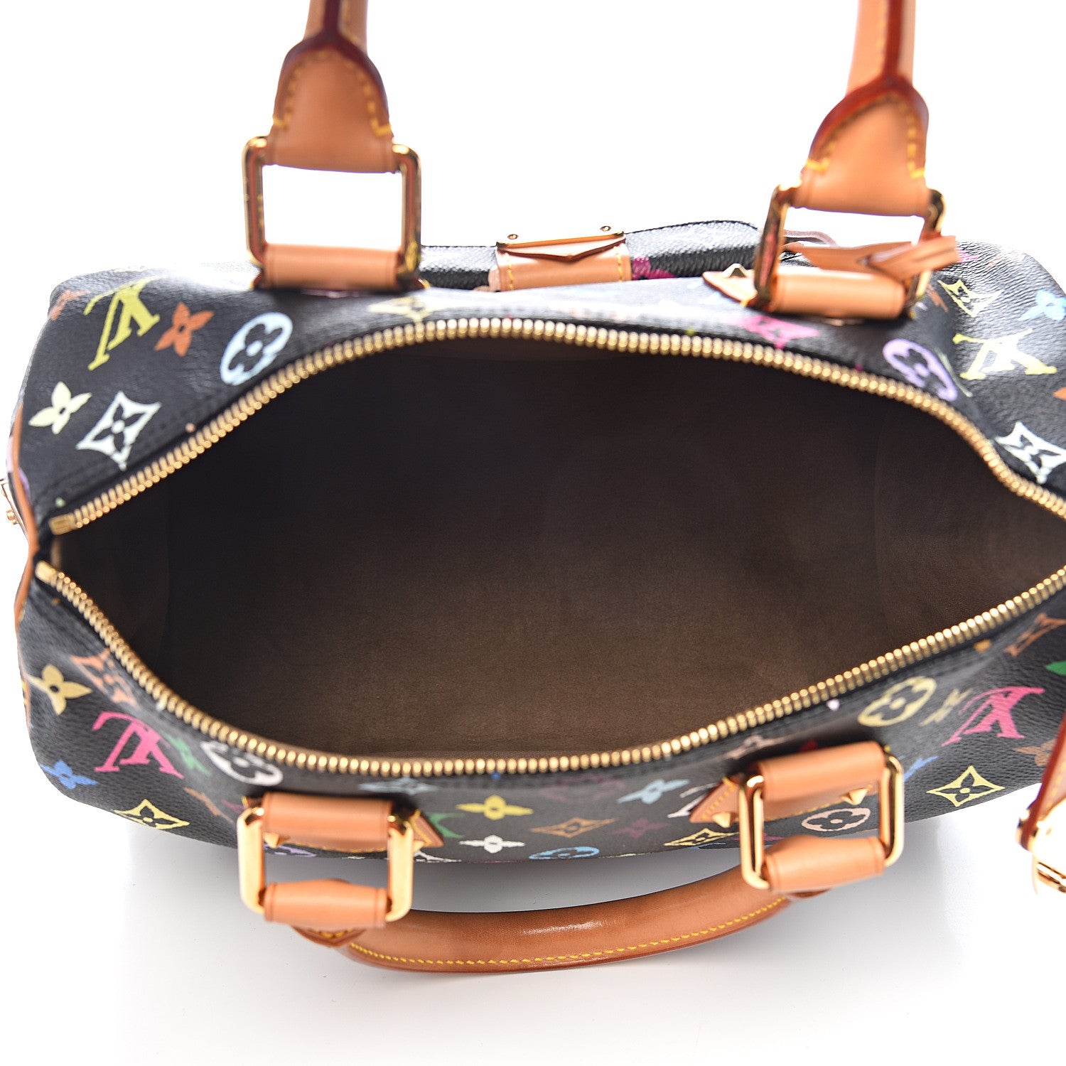 Louis Vuitton Monogram Multicolor Speedy 30 Black 4 of 10