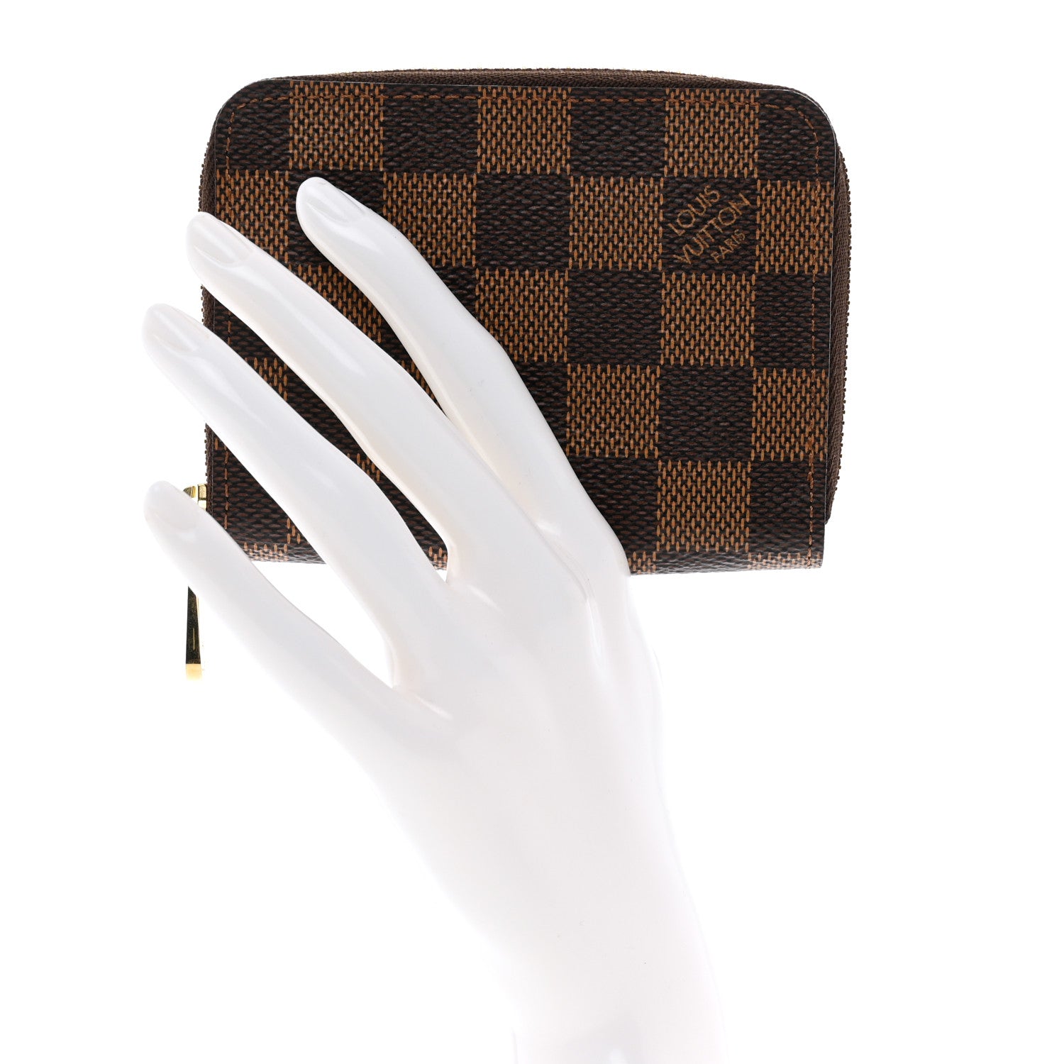 Louis Vuitton Damier Ebene Zippy Coin Purse 2 of 6
