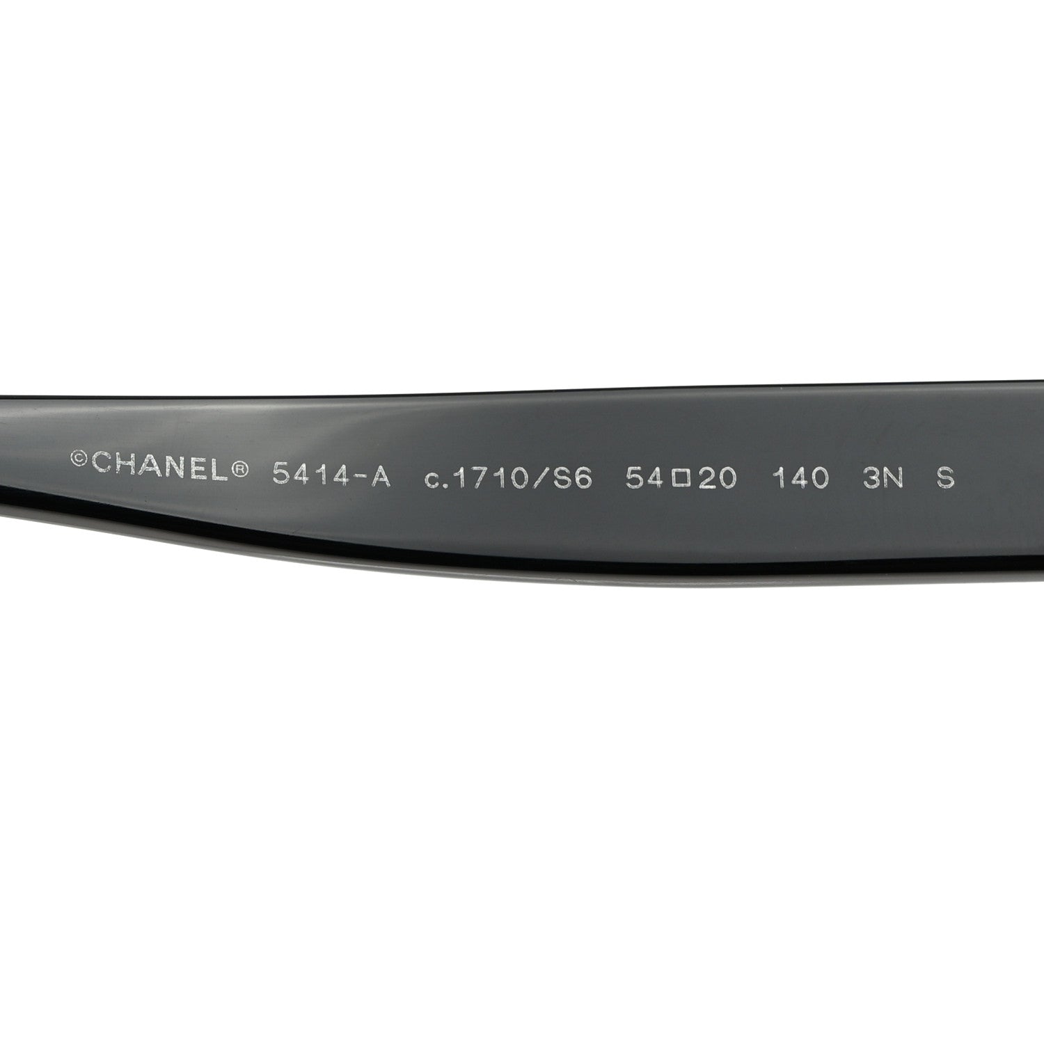 Chanel Acetate CC Butterfly Sunglasses 5414-A Black 6 of 7