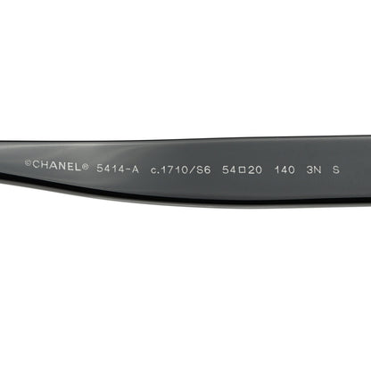 Chanel Acetate CC Butterfly Sunglasses 5414-A Black 6 of 7