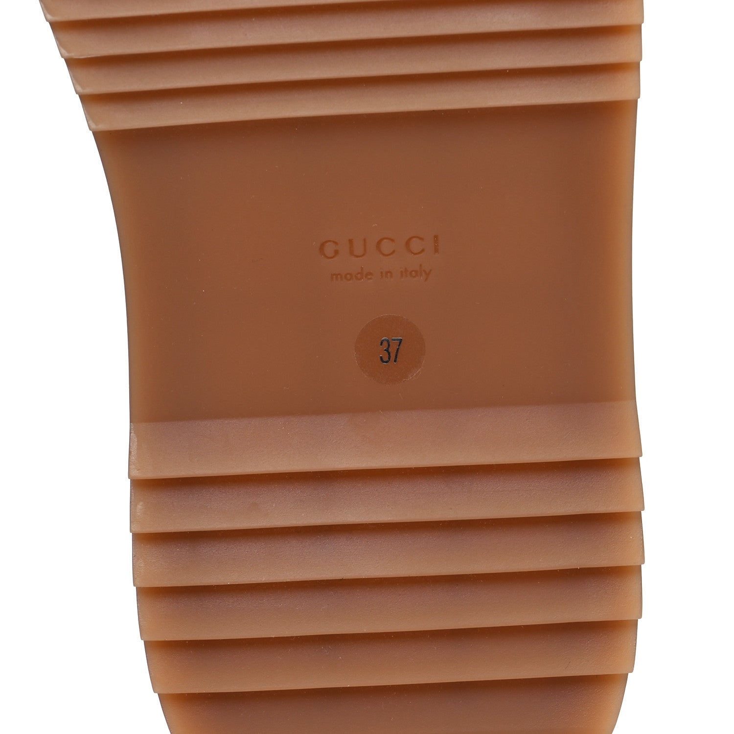 Gucci GG Supreme Monogram Water Flora Angelina Platform Slide Sandals 37 Beige Blue Multicolor 6 of 8