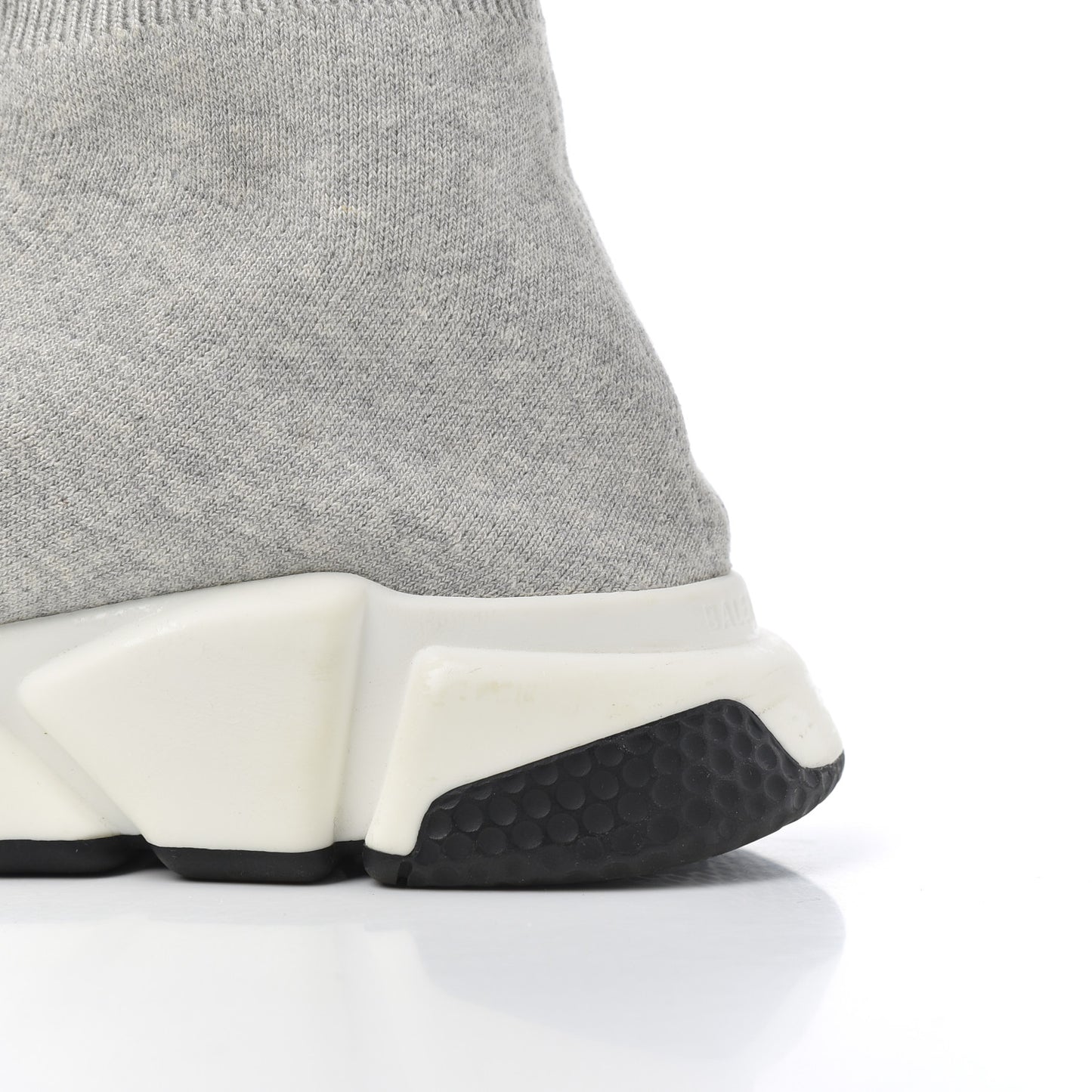 Sweatshirt Knit Bi-Color Sole Womens Speed Sneakers 39 Grey White Black