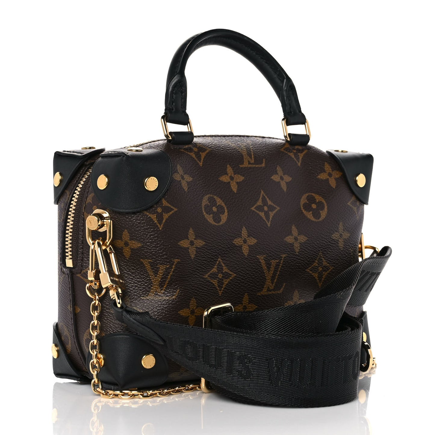 Monogram Petite Malle Souple Black