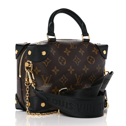 Louis Vuitton Monogram Petite Malle Souple Black 2 of 8