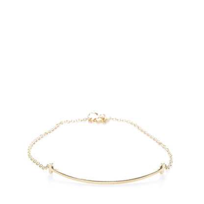 Tiffany 18K Yellow Gold T Smile Bracelet 1 of 6