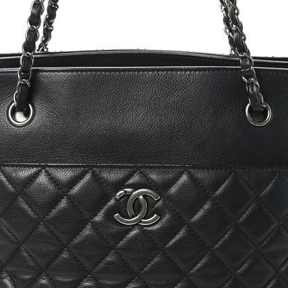 Chanel Caviar Quilted Urban Companion Shopping Tote Black 8 of 10
