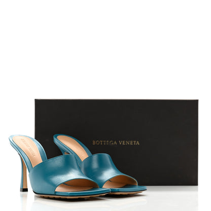 Bottega Veneta Lambskin Stretch Mule Sandals 37 Vintage Blue 8 of 8