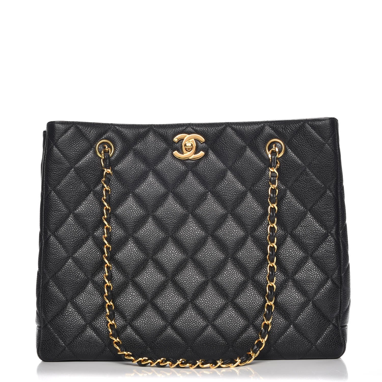 Chanel Caviar Quilted Shopper Tote Black 1 of 8