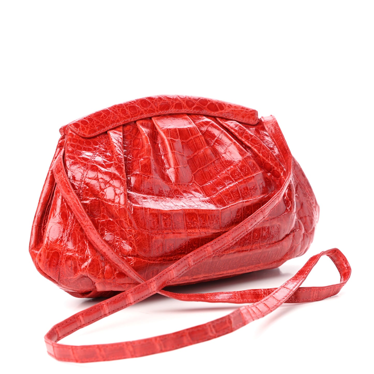 Crocodile Crossbody Bag Red