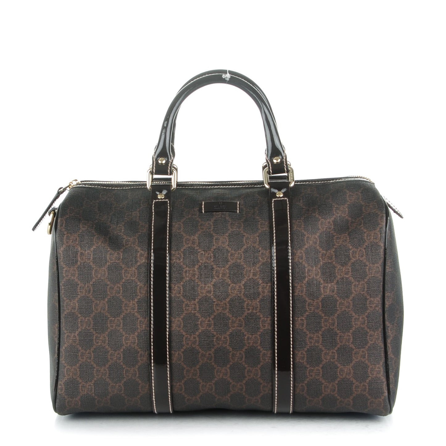 GG Plus Monogram Medium Joy Boston Dark Brown