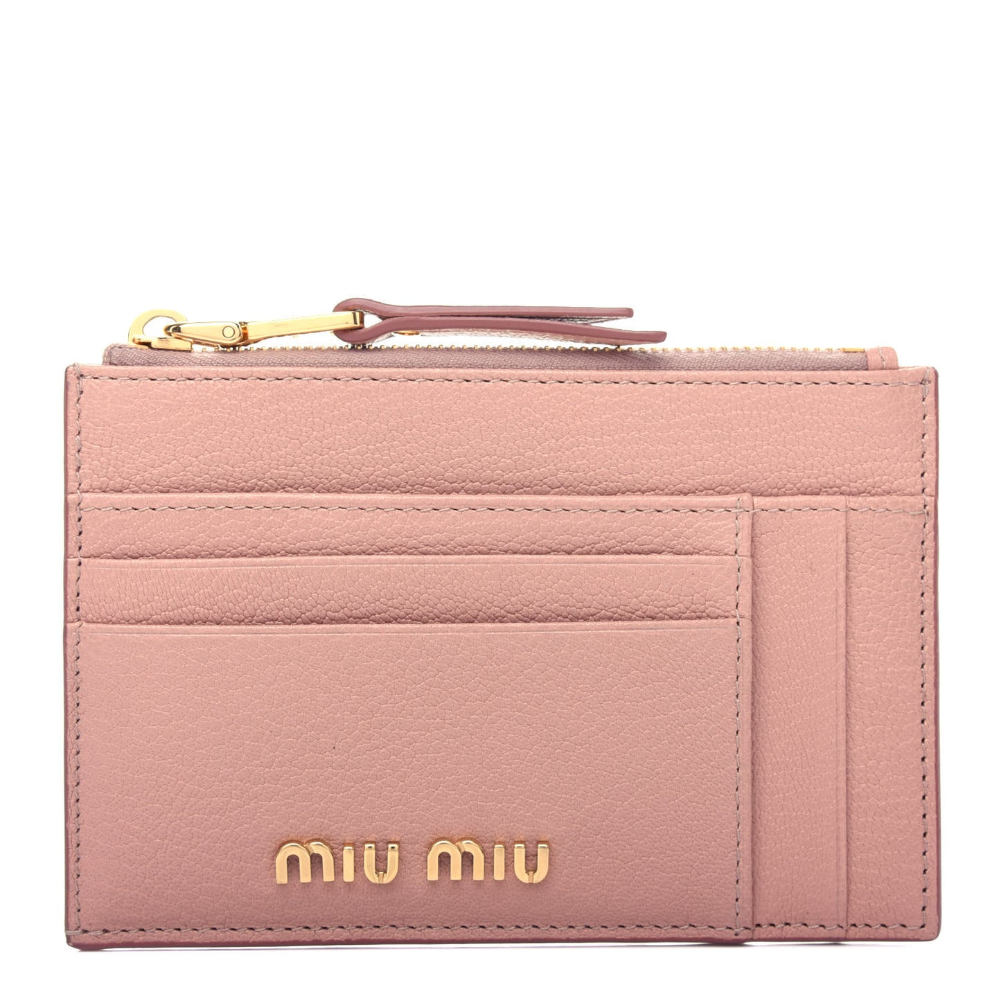 Madras Colour Zip Card Case Orchidea