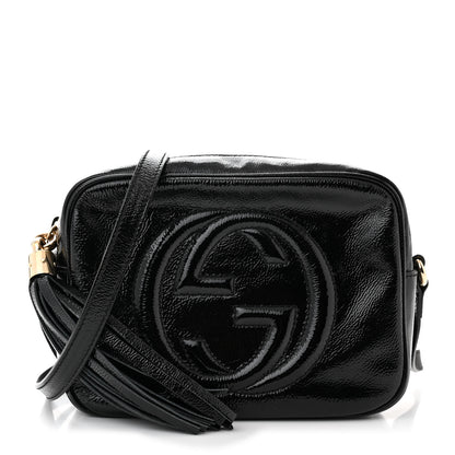 Gucci Soft Patent Small Soho Disco Bag Black 1 of 11