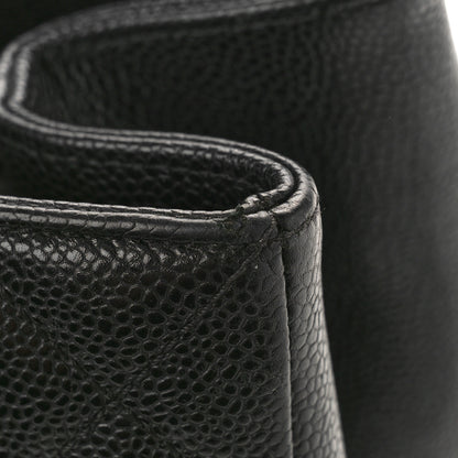 Chanel Caviar Quilted XL Grand Shopping Tote GST Black 10 of 12