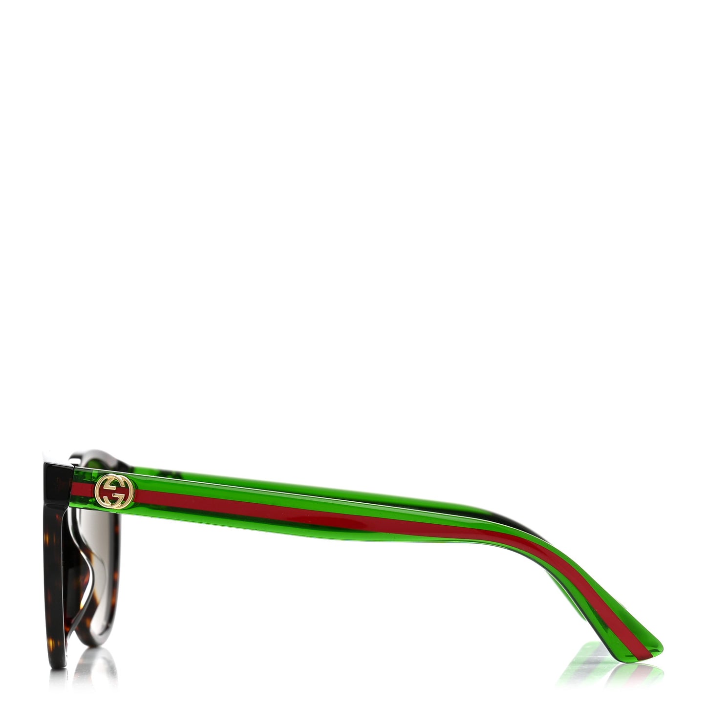 Acetate Round Web Sunglasses GG0702SKN Tortoise