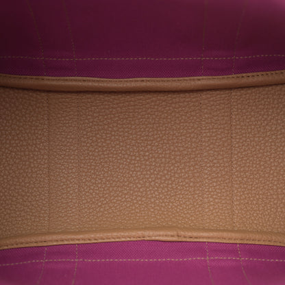 Hermes Toile Militaire Vache Country Garden Party 30 TPM Rose Pourpre Biscuit 5 of 11