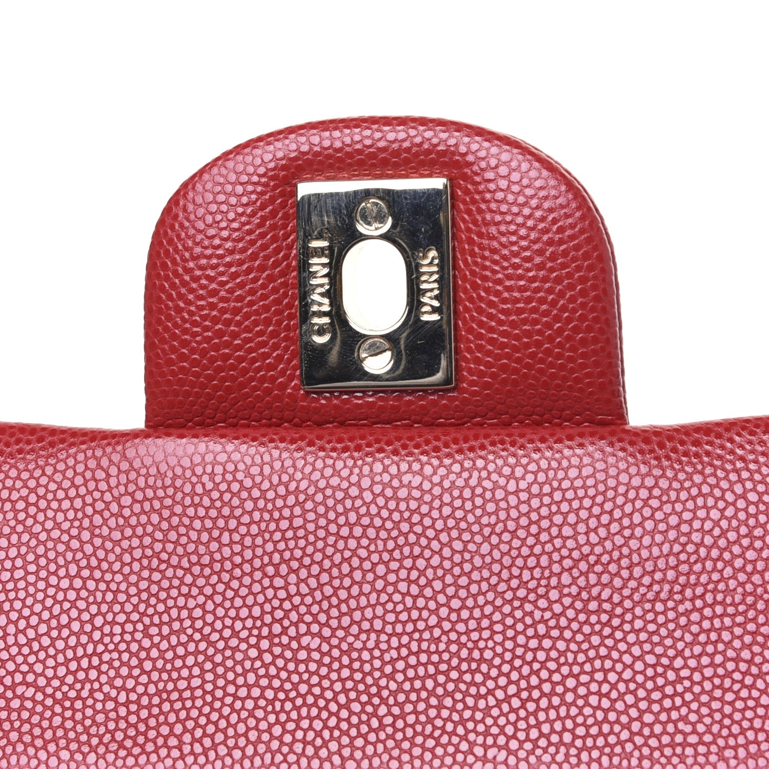 Chanel Caviar Quilted Small Double Flap Red 12 of 15