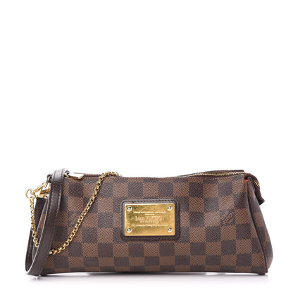 Louis Vuitton Damier Ebene Eva Clutch 1 of 9