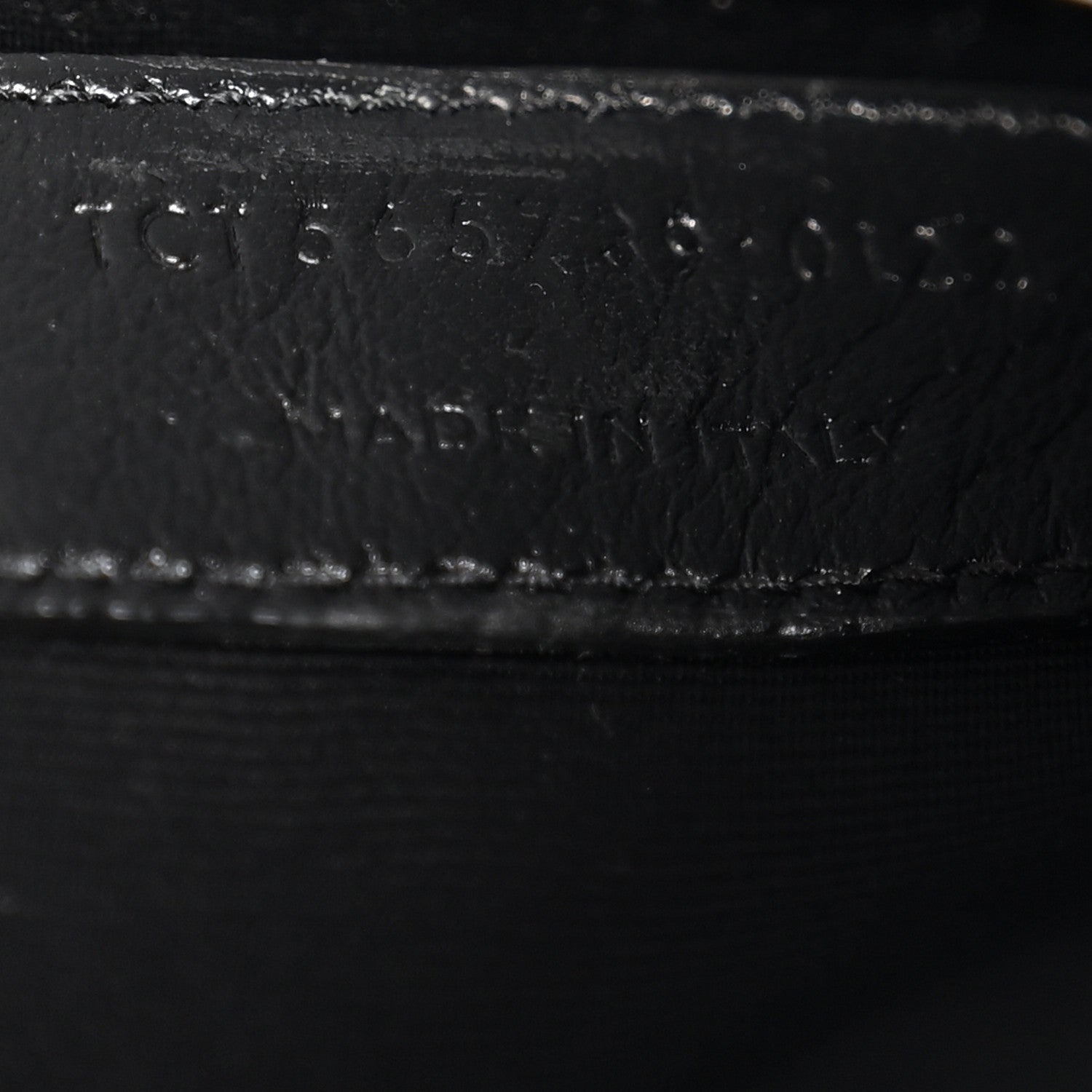 Saint Laurent Grain De Poudre Uptown Pouch Black 7 of 8