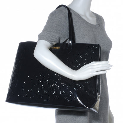 Louis Vuitton Vernis Wilshire GM Blue Infini 2 of 8