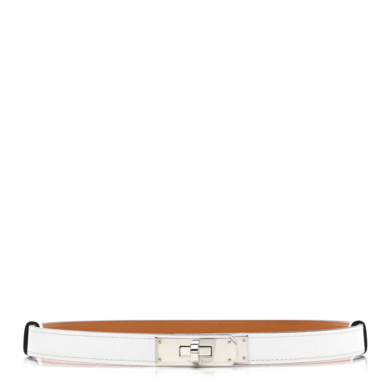 Hermes Epsom Kelly Belt White 1 of 4