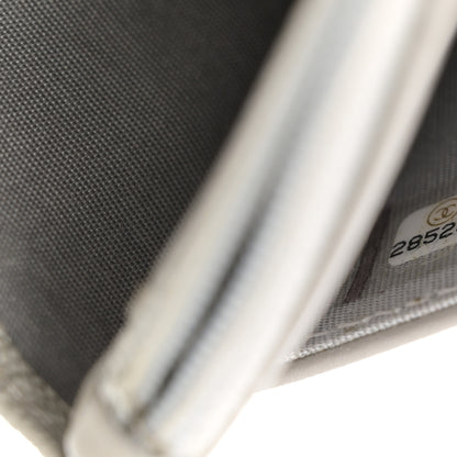 Chanel Caviar Quilted Boy Wallet On Chain WOC Grey 8 of 19