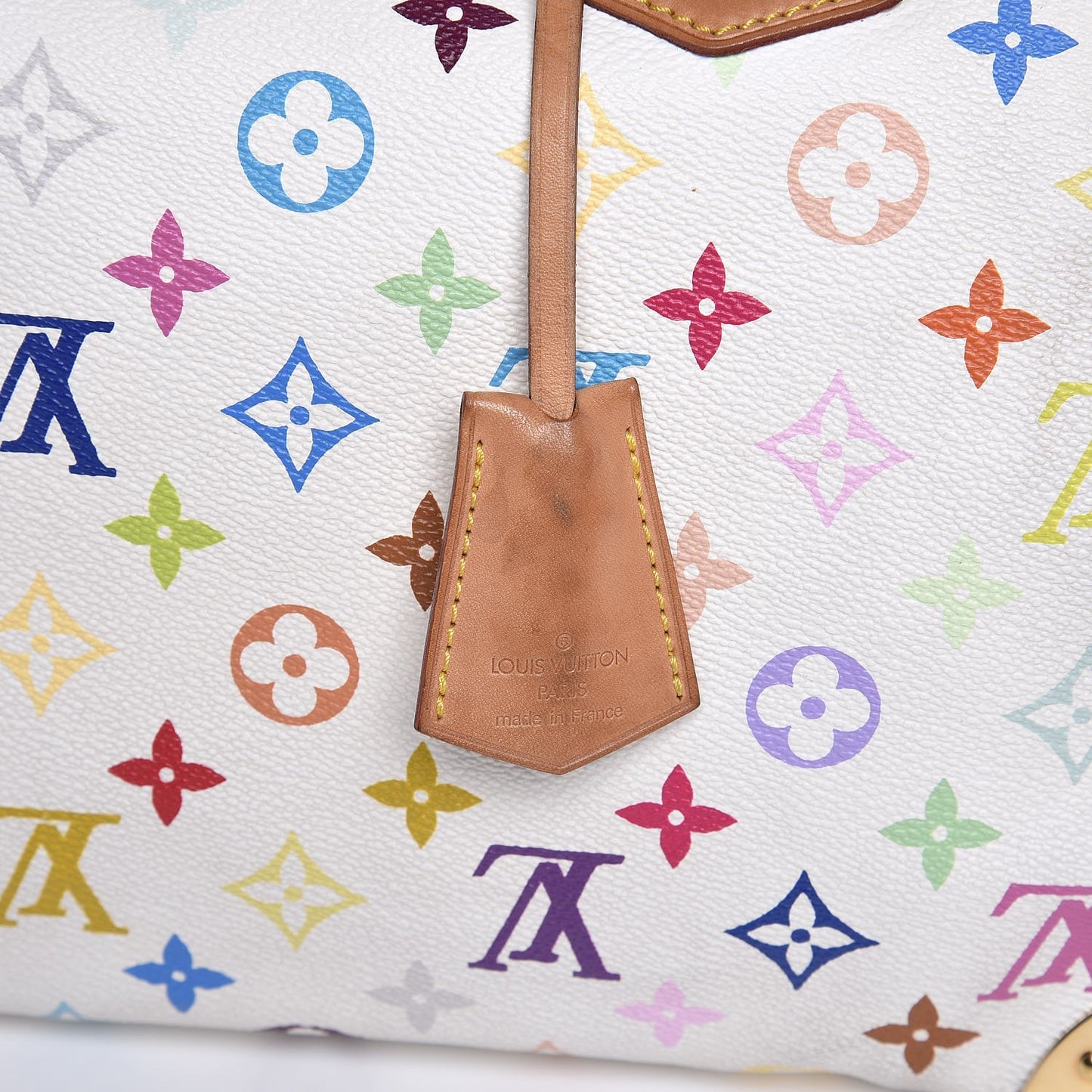 Monogram Multicolor Speedy 30 White