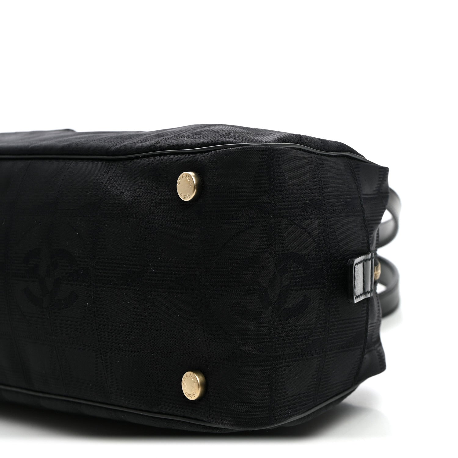 Chanel Nylon Travel Bowler Black 9 of 9