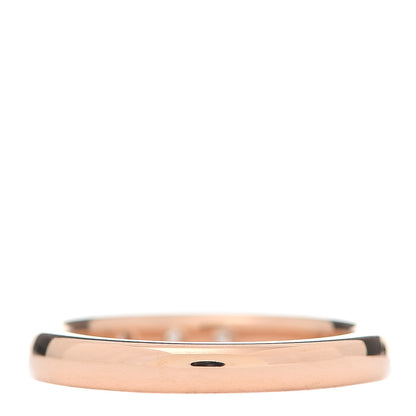 Tiffany 18K Rose Gold Diamond Stacking Band Ring 49 5 3 of 6