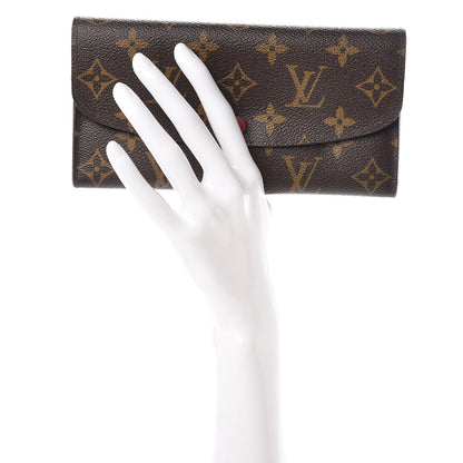 Louis Vuitton Monogram Emilie Wallet Red 2 of 15