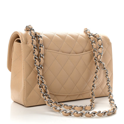 Chanel Caviar Quilted Small Double Flap Beige 3 of 9