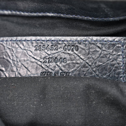 Balenciaga Agneau Giant 21 Silver Hardware Weekender Black 7 of 13