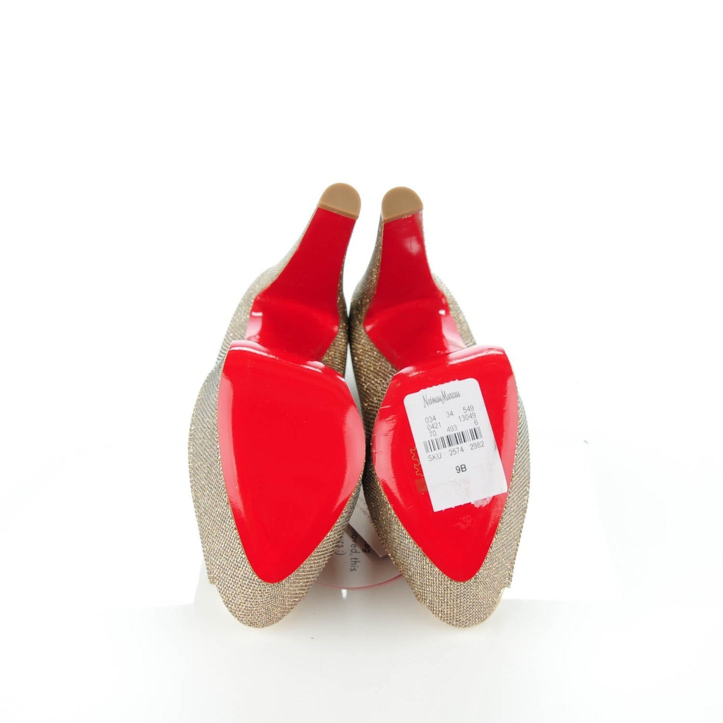 Glitter Fabric Altareva 160 Pumps 39 Gold
